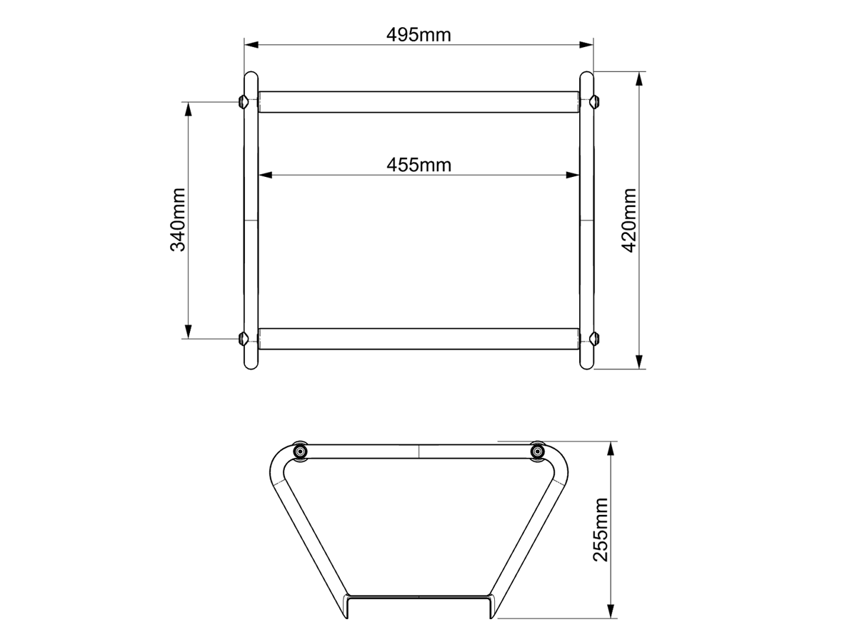 Kit di barriera di sicurezza per bambini e poggiapiedi Wombat-1