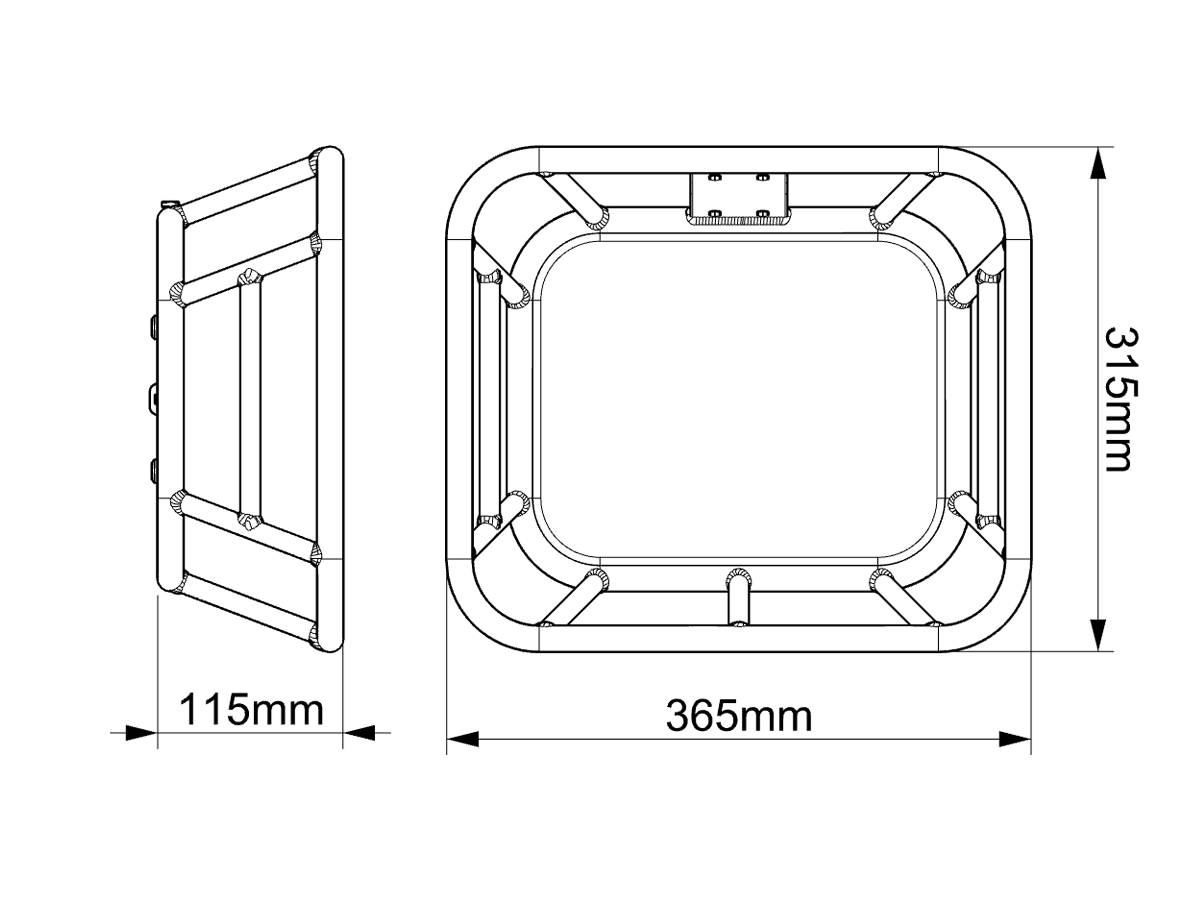 Cestino anteriore per bicicletta | Capacità: 20 kg